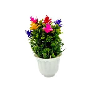 Artificial Plants with Pot Showcase Decoration Plants Flowers | Fake Plant | Artificial Plants for Home Decor Office Gifting Plants Decorative Potted Plants (RV-AP17)