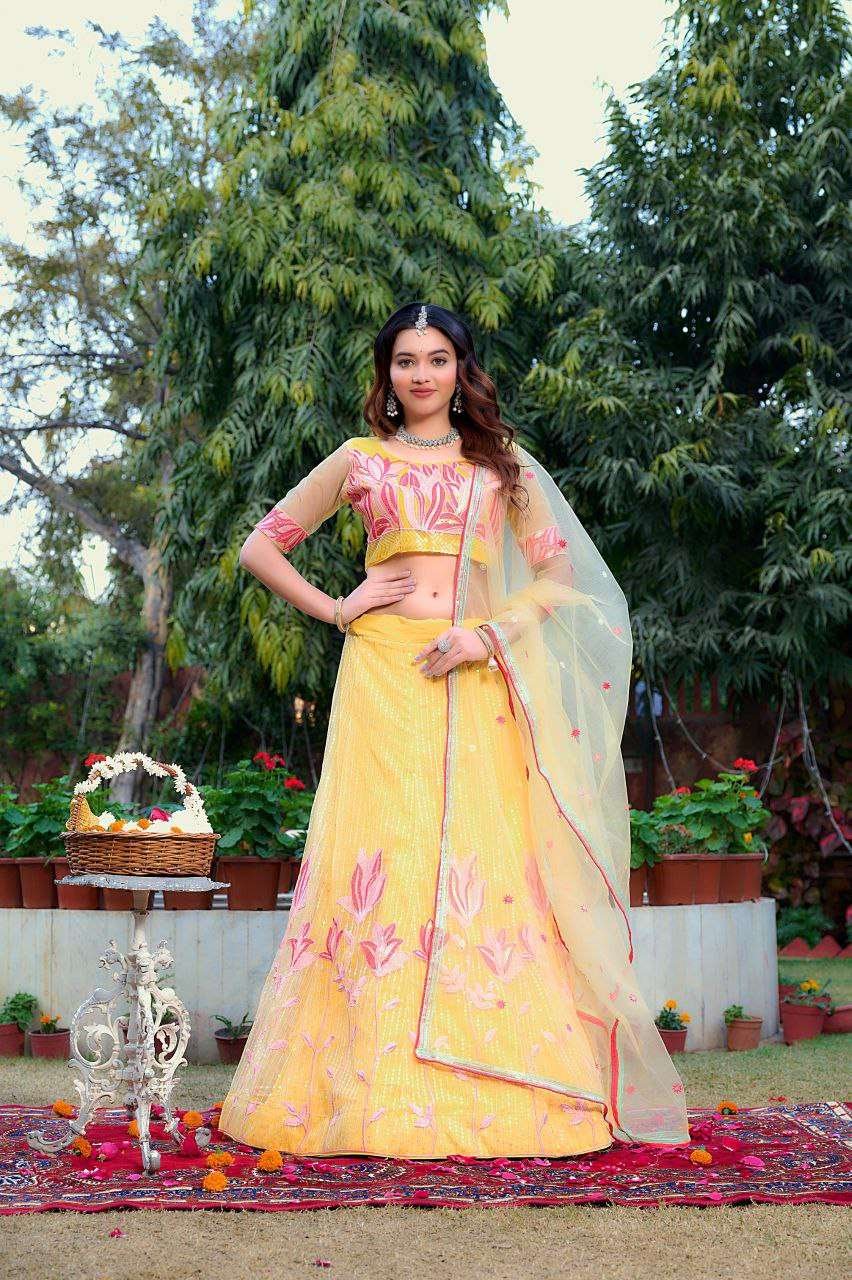 Women's Tussar Silk Patola Print Lehenga Set with Dupatta ? Stitched with Can Can Flair - Image 19