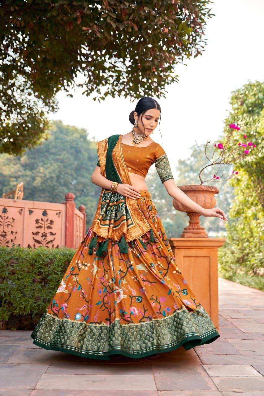 Women's Ethnic Print Lehenga Choli Set with Tassel Dupatta ? Perfect for Festivals & Functions - Image 7