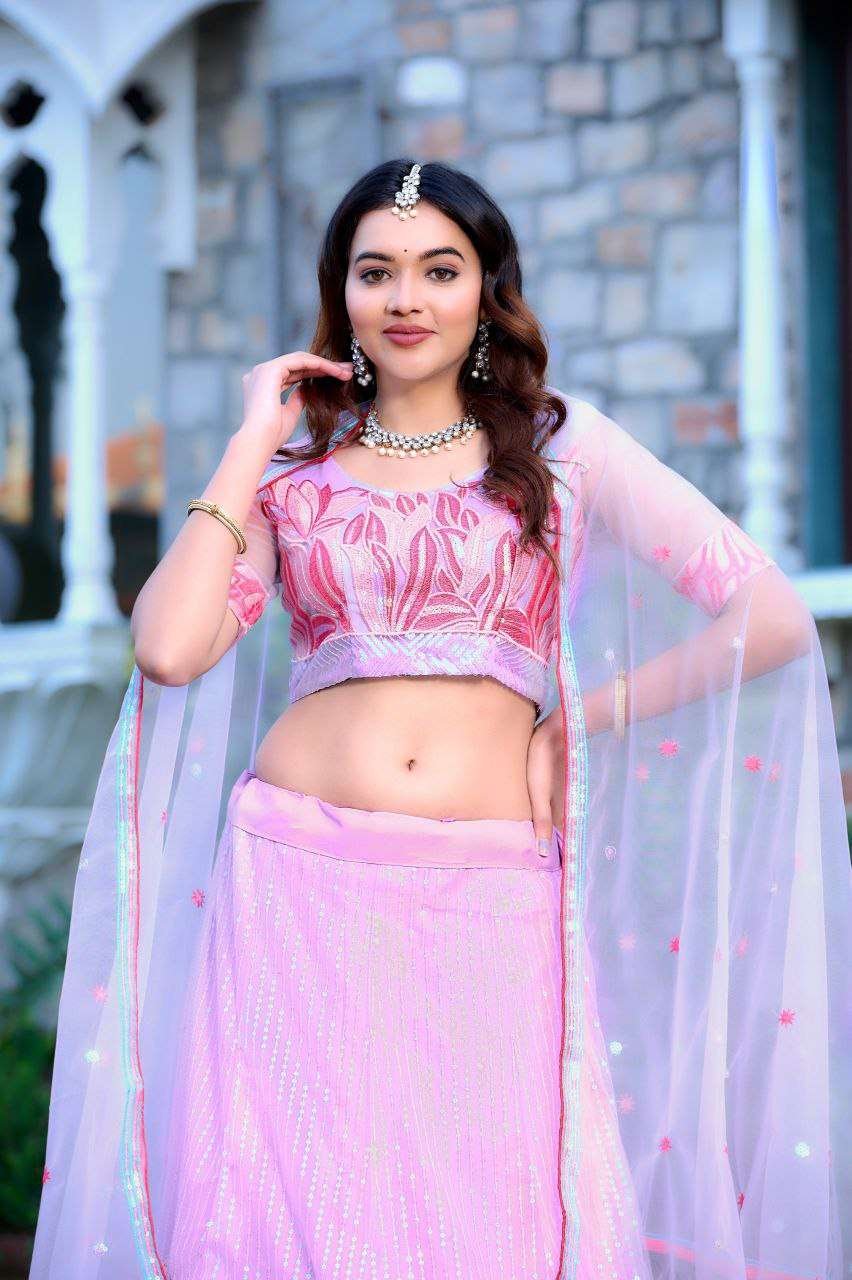 Women's Tussar Silk Patola Print Lehenga Set with Dupatta ? Stitched with Can Can Flair - Image 2