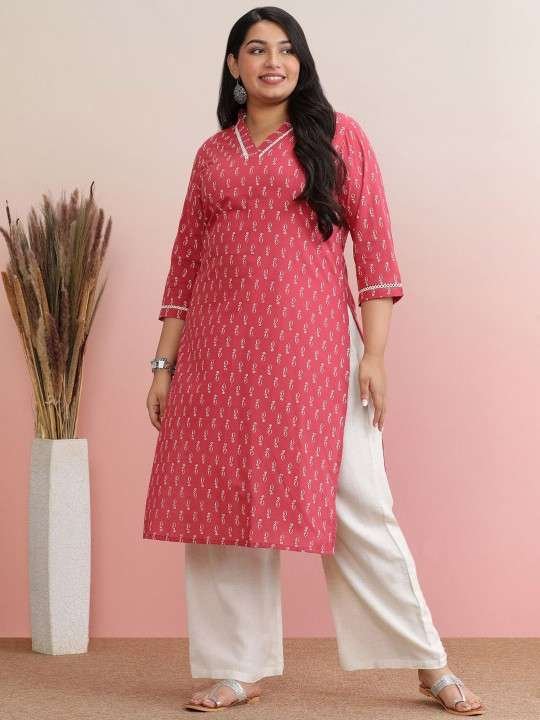 Women's Rayon Print Straight Kurti With Pant Set - Image 6